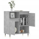 Credenza Grigio Cemento 60x35x70 cm in Legno Multistrato