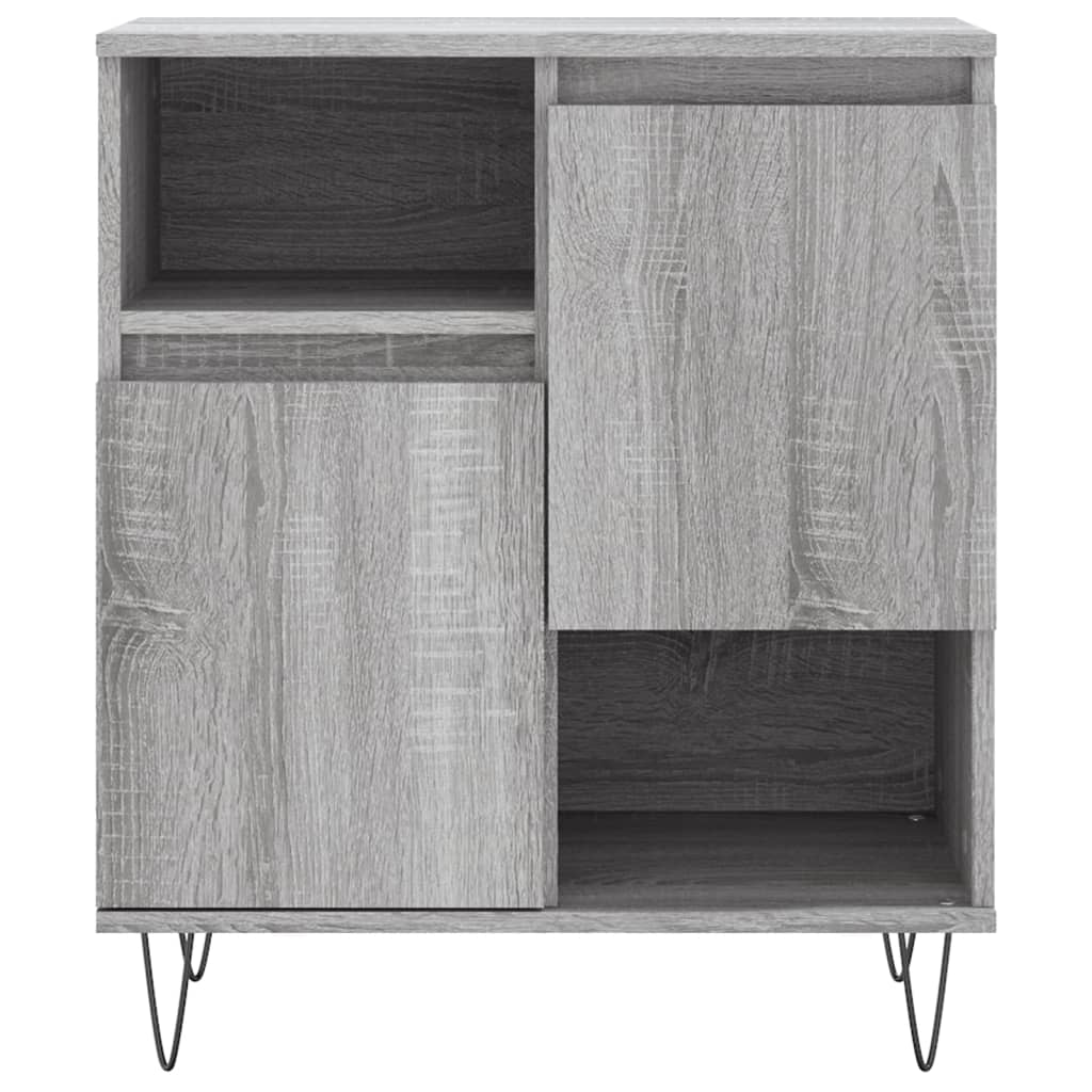 Credenza Grigio Sonoma 60x35x70 cm in Legno Multistrato