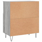 Credenza Grigio Sonoma 60x35x70 cm in Legno Multistrato