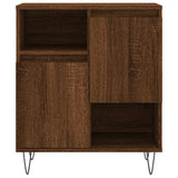 Credenza Rovere Marrone 60x35x70 cm in Legno Multistrato