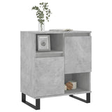 Credenza Grigio Cemento 60x35x70 cm in Legno Multistrato