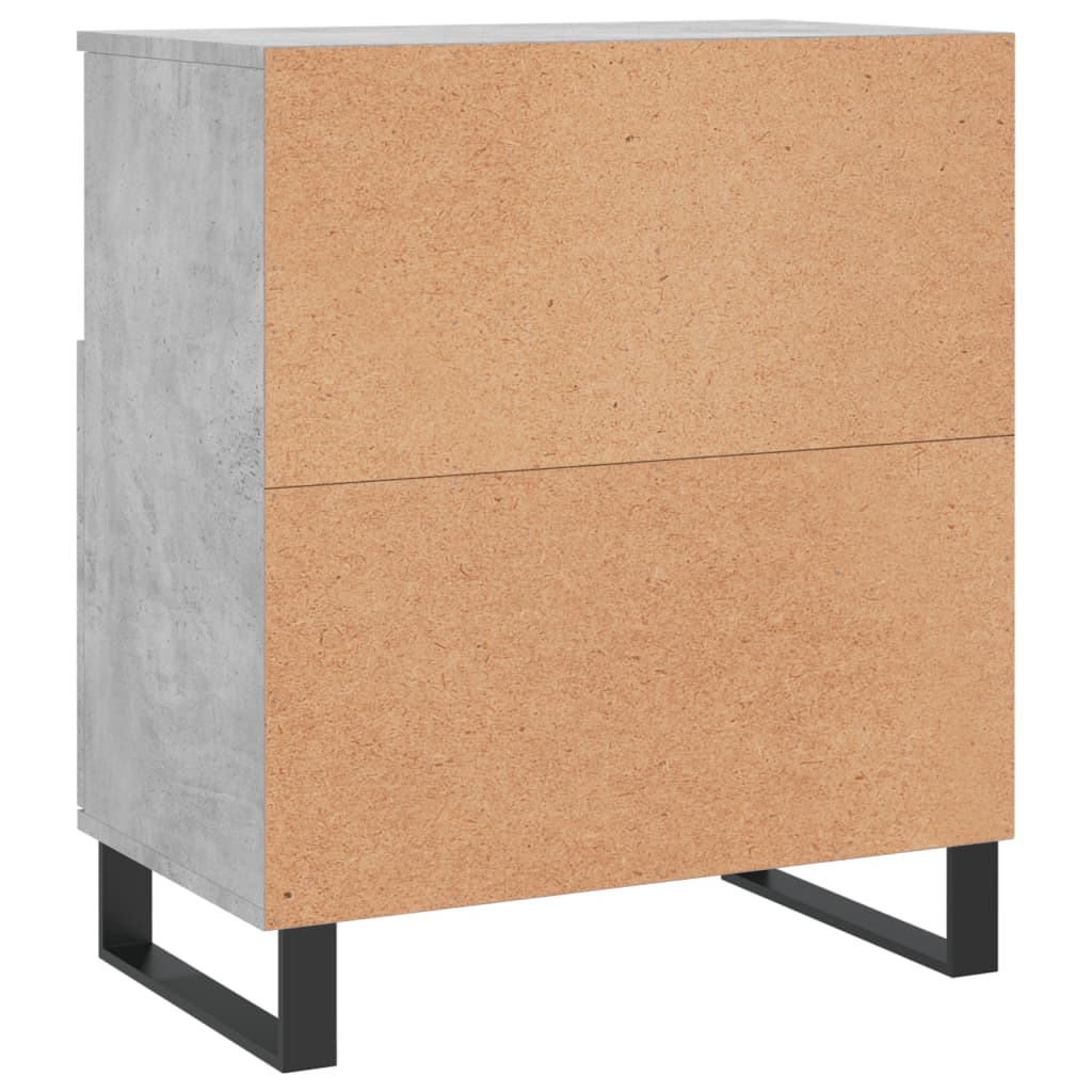 Credenza Grigio Cemento 60x35x70 cm in Legno Multistrato