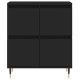 Credenza Nero 60x35x70 cm in Legno Multistrato