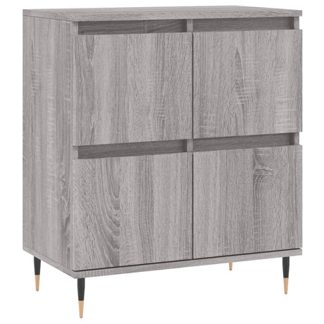 Credenza Grigio Sonoma 60x35x70 cm in Legno Multistrato