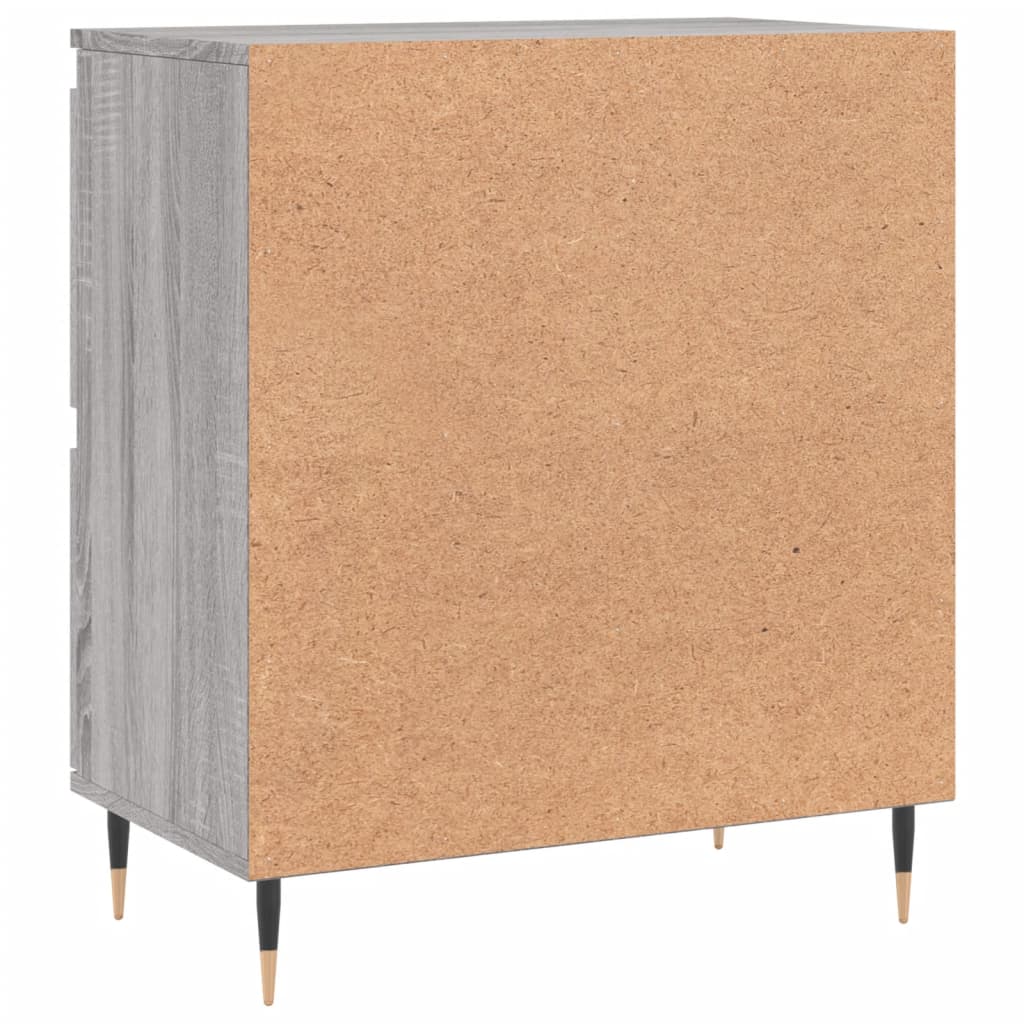 Credenza Grigio Sonoma 60x35x70 cm in Legno Multistrato