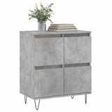 Credenza Grigio Cemento 60x35x70 cm in Legno Multistrato