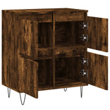 Credenza Rovere Fumo 60x35x70 cm in Legno Multistrato