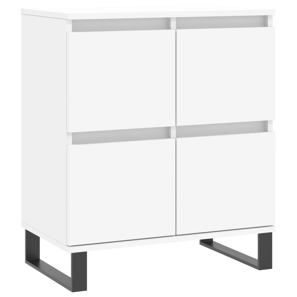 Credenza Bianca 60x35x70 cm in Legno Multistrato