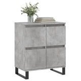 Credenza Grigio Cemento 60x35x70 cm in Legno Multistrato