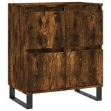 Credenza Rovere Fumo 60x35x70 cm in Legno Multistrato