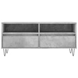 Mobile per TV Grigio Cemento 100x34,5x44,5 cm Legno Multistrato