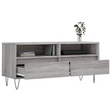 Mobile Porta TV Grigio Sonoma 100x34,5x44,5cm Legno Multistrato