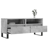 Mobile per TV Grigio Cemento 100x34,5x44,5 cm Legno Multistrato