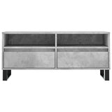 Mobile per TV Grigio Cemento 100x34,5x44,5 cm Legno Multistrato