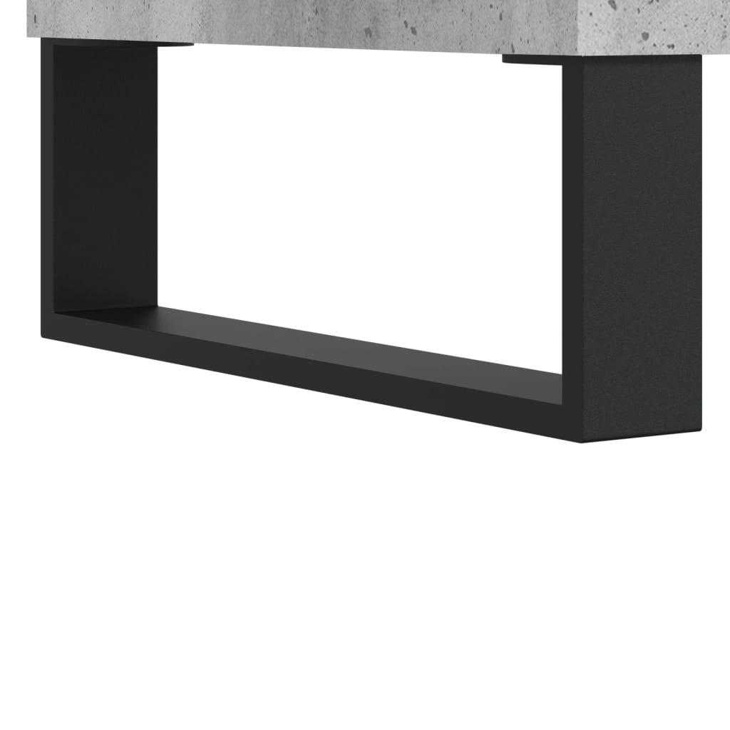 Mobile per TV Grigio Cemento 100x34,5x44,5 cm Legno Multistrato