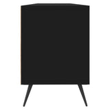 Mobile Porta TV Nero 150x30x44,5 cm in Legno Multistrato