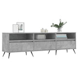 Mobile TV Grigio Cemento 150x30x44,5 cm Legno Multistrato