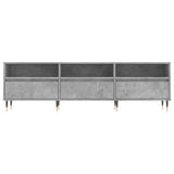 Mobile TV Grigio Cemento 150x30x44,5 cm Legno Multistrato