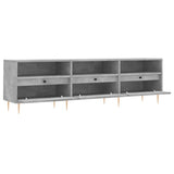 Mobile TV Grigio Cemento 150x30x44,5 cm Legno Multistrato