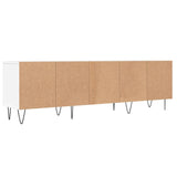 Mobile Porta TV Bianco 150x30x44,5 cm in Legno Multistrato