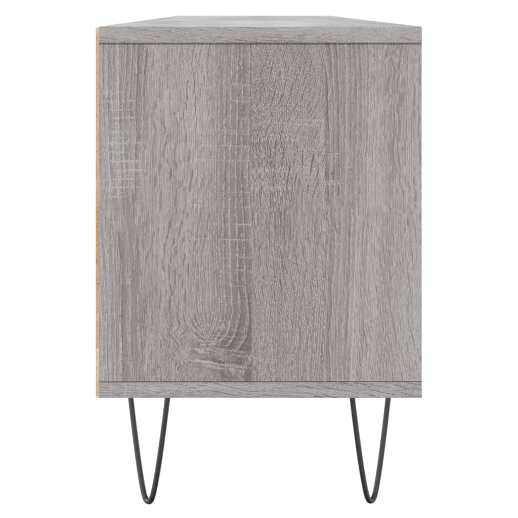 Mobile Porta TV Grigio Sonoma 150x30x44,5 cm Legno Multistrato