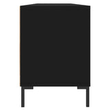 Mobile Porta TV Nero 150x30x44,5 cm in Legno Multistrato