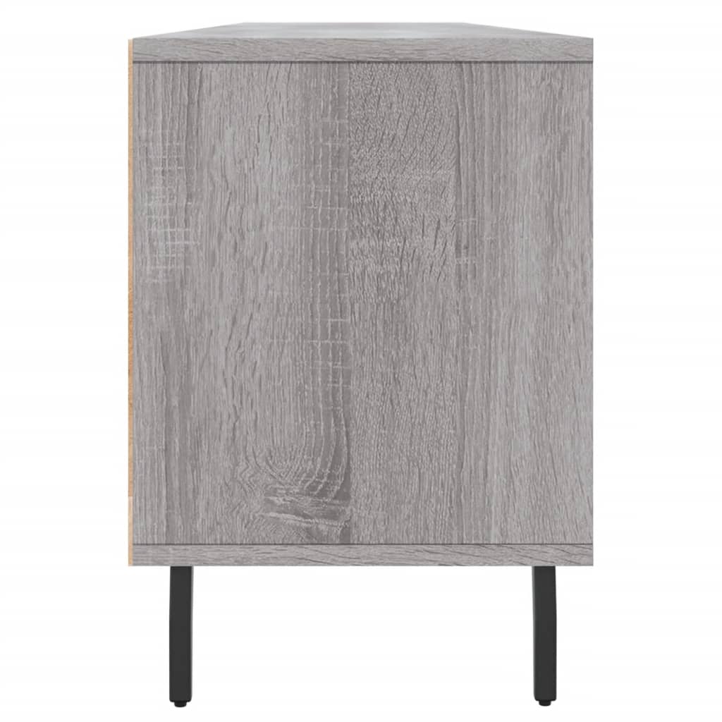 Mobile Porta TV Grigio Sonoma 150x30x44,5 cm Legno Multistrato