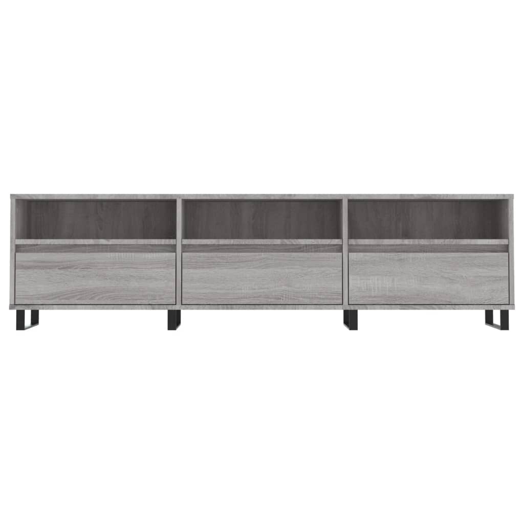 Mobile Porta TV Grigio Sonoma 150x30x44,5 cm Legno Multistrato