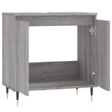 Mobile da Bagno Grigio Sonoma 58x33x60 cm in Legno Multistrato