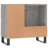 Armadietto Bagno Grigio Sonoma 65x33x60 cm in Legno Multistrato