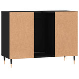 Mobile da Bagno Nero 80x33x60 cm in Legno Multistrato