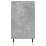 Armadietto da Bagno Grigio Cemento 80x33x60cm Legno Multistrato