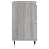 Mobile da Bagno Grigio Sonoma 80x33x60 cm in Legno Multistrato