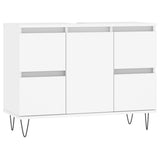 Mobile da Bagno Bianco 80x33x60 cm in Legno Multistrato