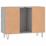 Mobile da Bagno Grigio Sonoma 80x33x60 cm in Legno Multistrato