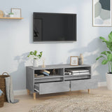 Mobile per TV Grigio Cemento 100x34,5x44,5 cm Legno Multistrato