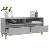 Mobile per TV Grigio Cemento 100x34,5x44,5 cm Legno Multistrato