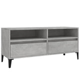 Mobile per TV Grigio Cemento 100x34,5x44,5 cm Legno Multistrato