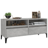 Mobile per TV Grigio Cemento 100x34,5x44,5 cm Legno Multistrato