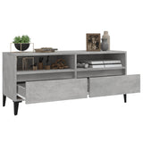 Mobile per TV Grigio Cemento 100x34,5x44,5 cm Legno Multistrato