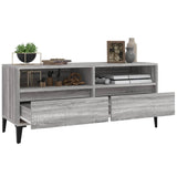 Mobile Porta TV Grigio Sonoma 100x34,5x44,5cm Legno Multistrato