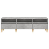 Mobile TV Grigio Cemento 150x30x44,5 cm Legno Multistrato