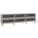 Mobile TV Grigio Cemento 150x30x44,5 cm Legno Multistrato