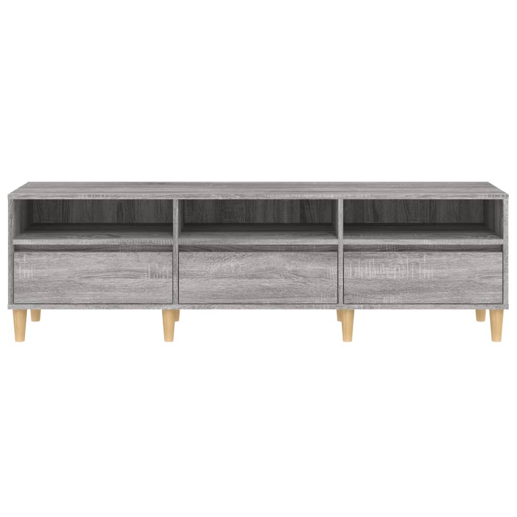 Mobile Porta TV Grigio Sonoma 150x30x44,5 cm Legno Multistrato