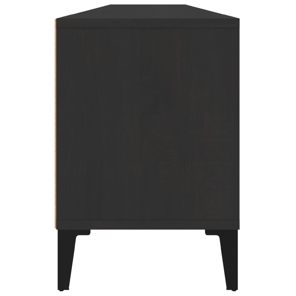 Mobile Porta TV Nero 150x30x44,5 cm in Legno Multistrato