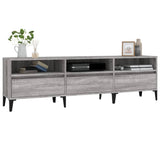 Mobile Porta TV Grigio Sonoma 150x30x44,5 cm Legno Multistrato