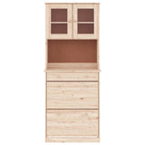 Credenza ALTA 77x35x188 cm in Legno Massello di Pino