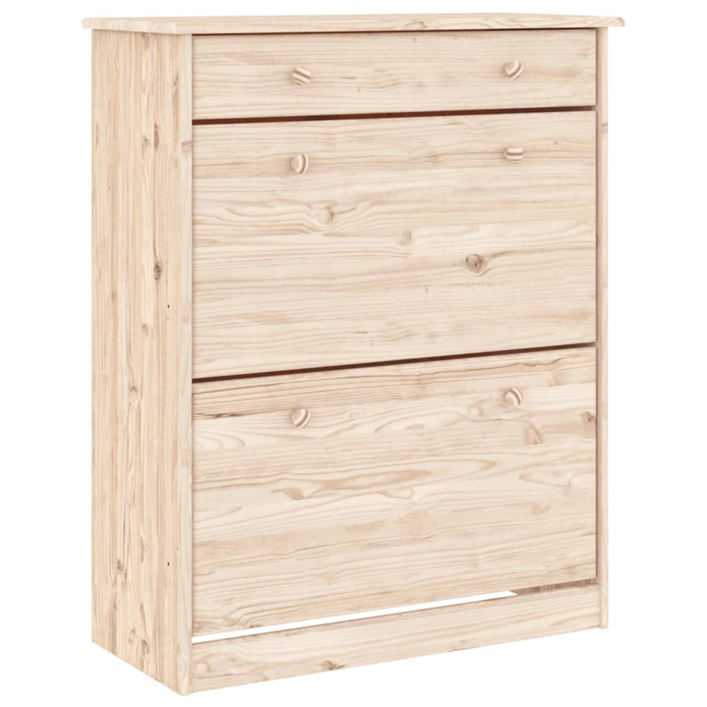 Credenza ALTA 77x35x188 cm in Legno Massello di Pino