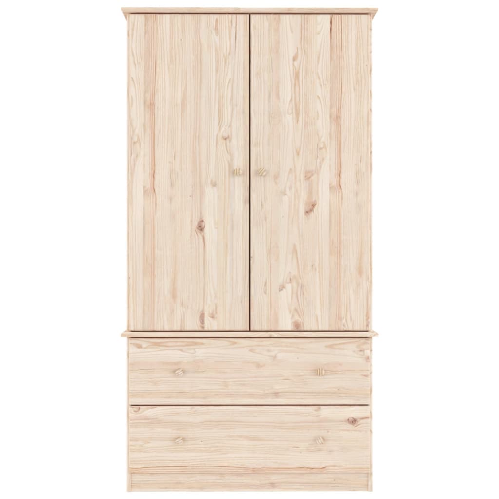 Armadio ALTA 90x55x170 cm in Legno Massello di Pino