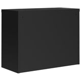 Armadio Classificatore Nero 90x40x70 cm in Acciaio